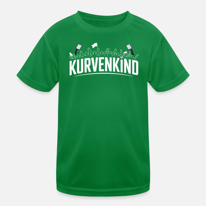 Courbe enfant stade joie T-shirt sport Enfant