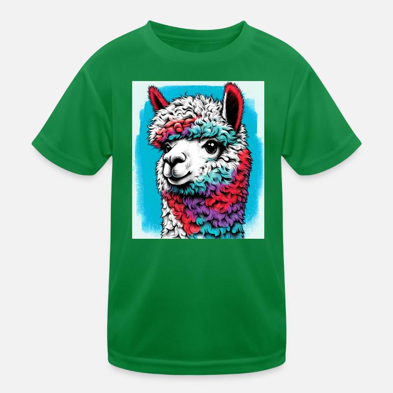 Alpaka Kinder Funktions-T-Shirt