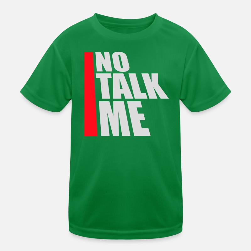 No Talk Me Funny Antisocial Introvert Saying Kids Functional T-Shirt