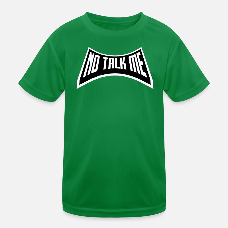 No Talk Me Funny Antisocial Introvert Saying Kids Functional T-Shirt