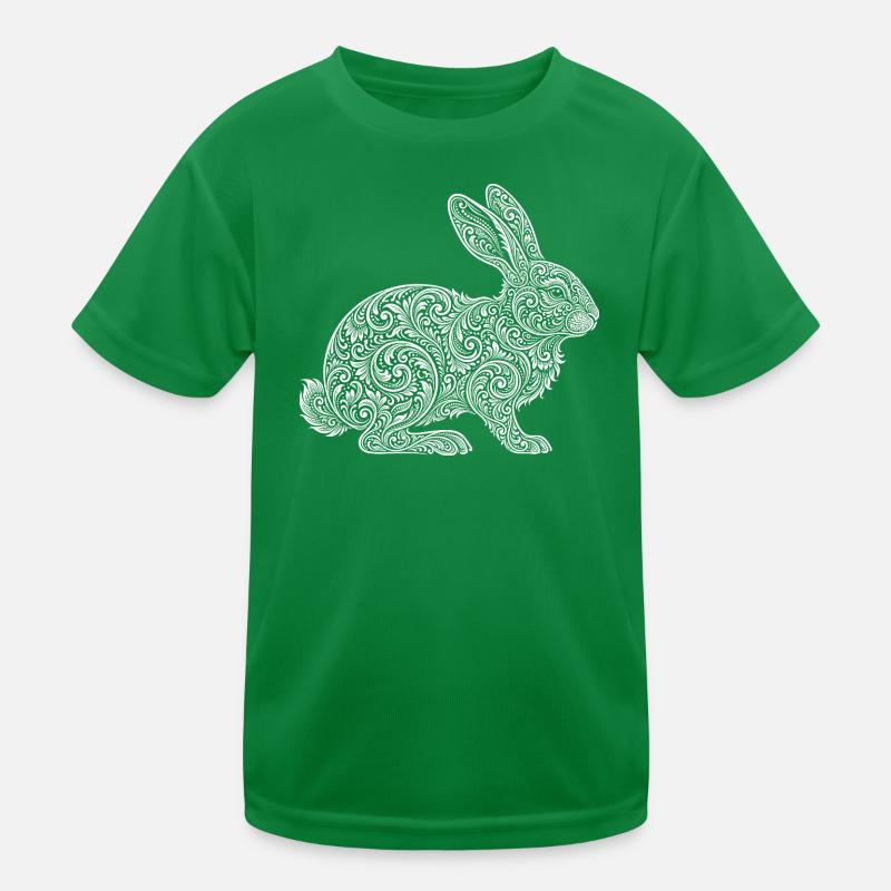 Hasen Kinder Funktions-T-Shirt