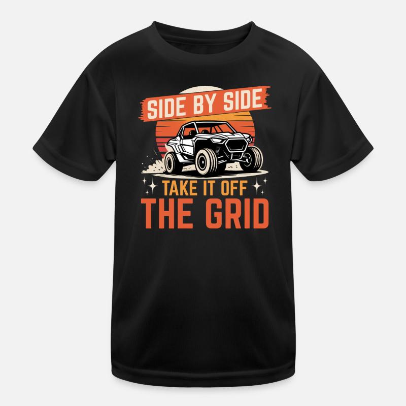 UTV Off Road 4 Wheeler Side by side Kinder Funktions-T-Shirt