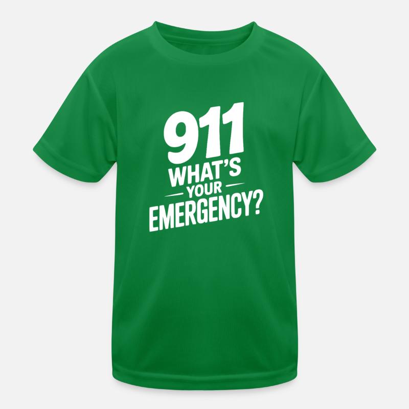 Was ist Ihr Notfall? Kinder Funktions-T-Shirt