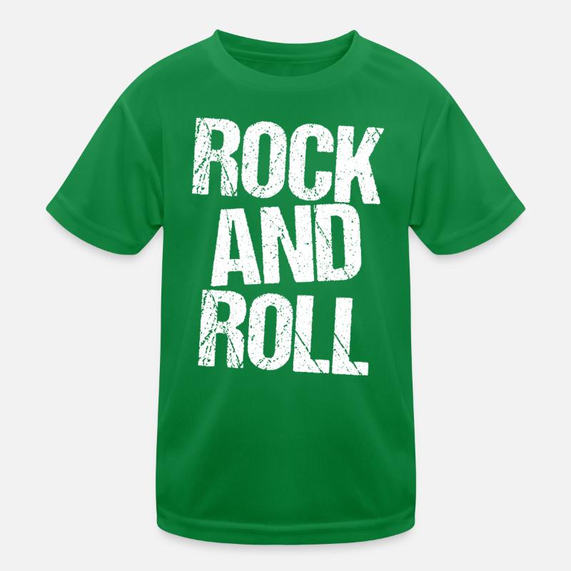 Rock'n'Roll Bold Typografie Kinder Funktions-T-Shirt