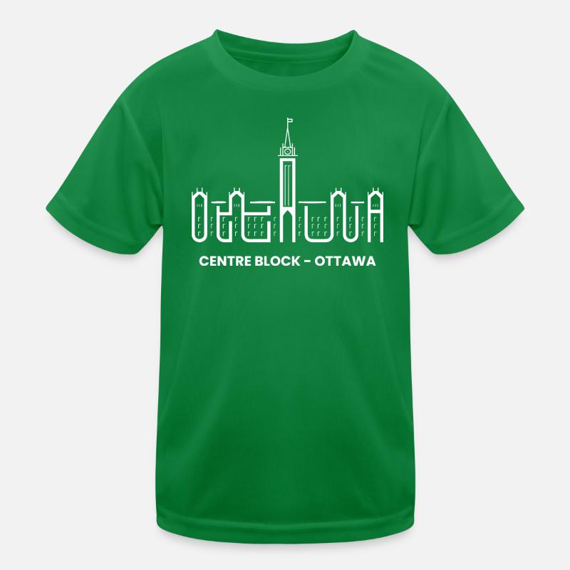 Kanada Ottawa Kanada Centre Block Kanadier Kinder Funktions-T-Shirt