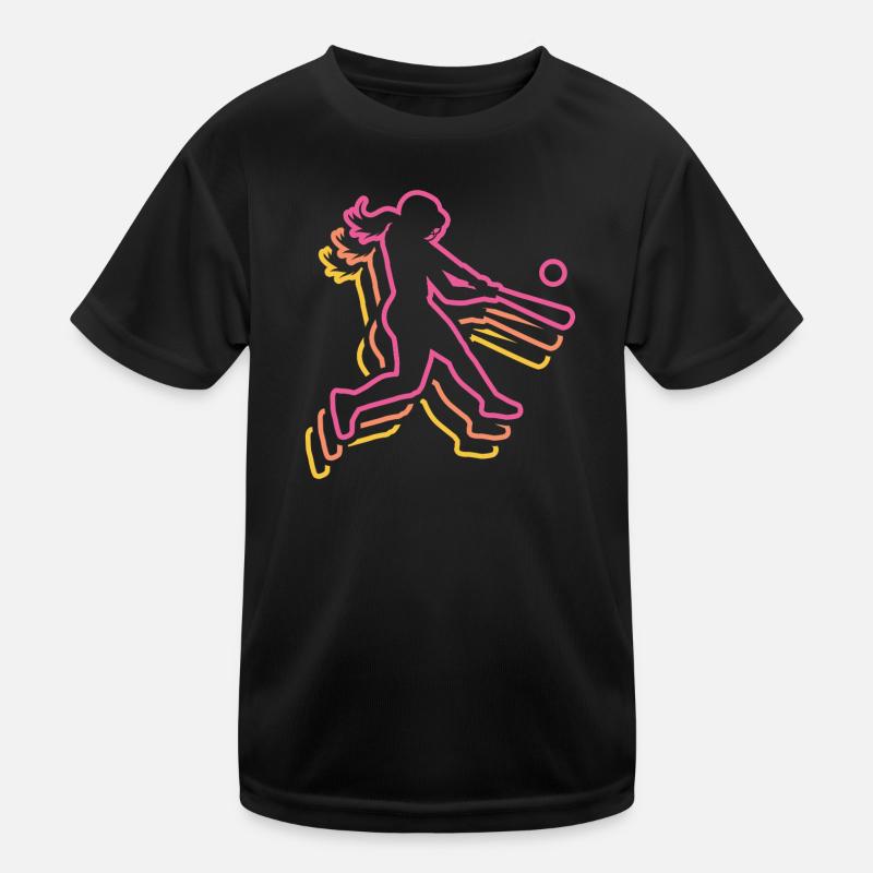 Joueuses féminines de softball T-shirt sport Enfant