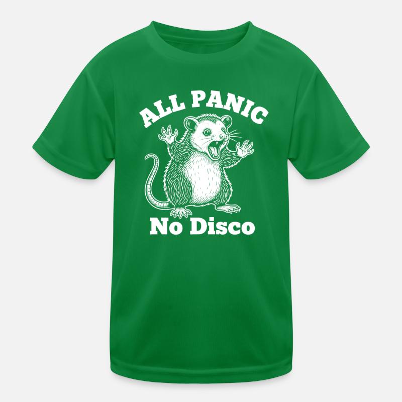 All Panic Maus – No Disco Kinder Funktions-T-Shirt