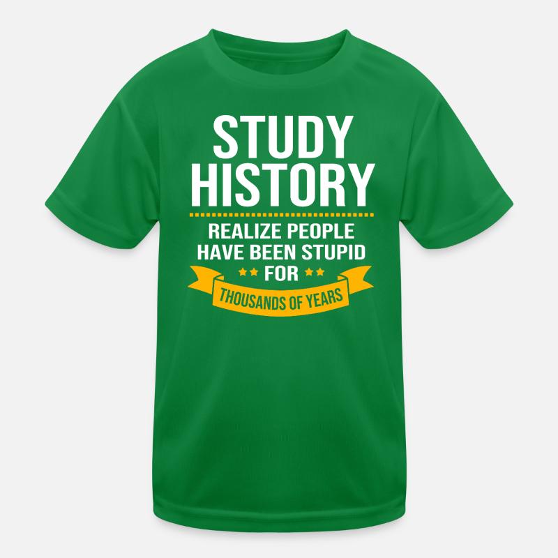 Historical Historian History Kids Functional T-Shirt