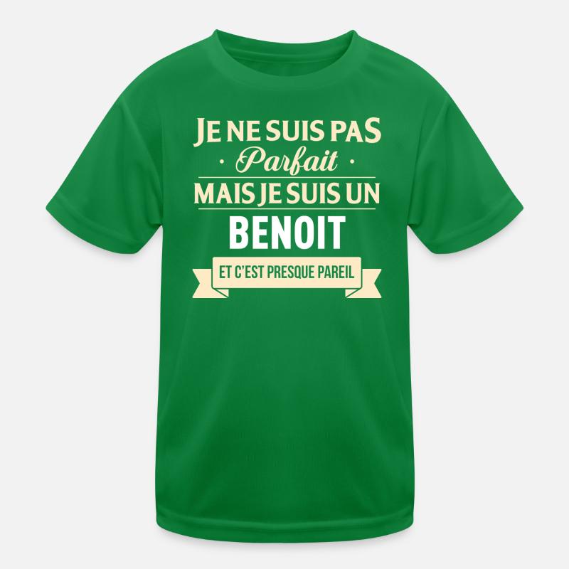 Je Ne Suis Pas Parfait Mais Je Suis Un Benoit E... T-shirt sport Enfant