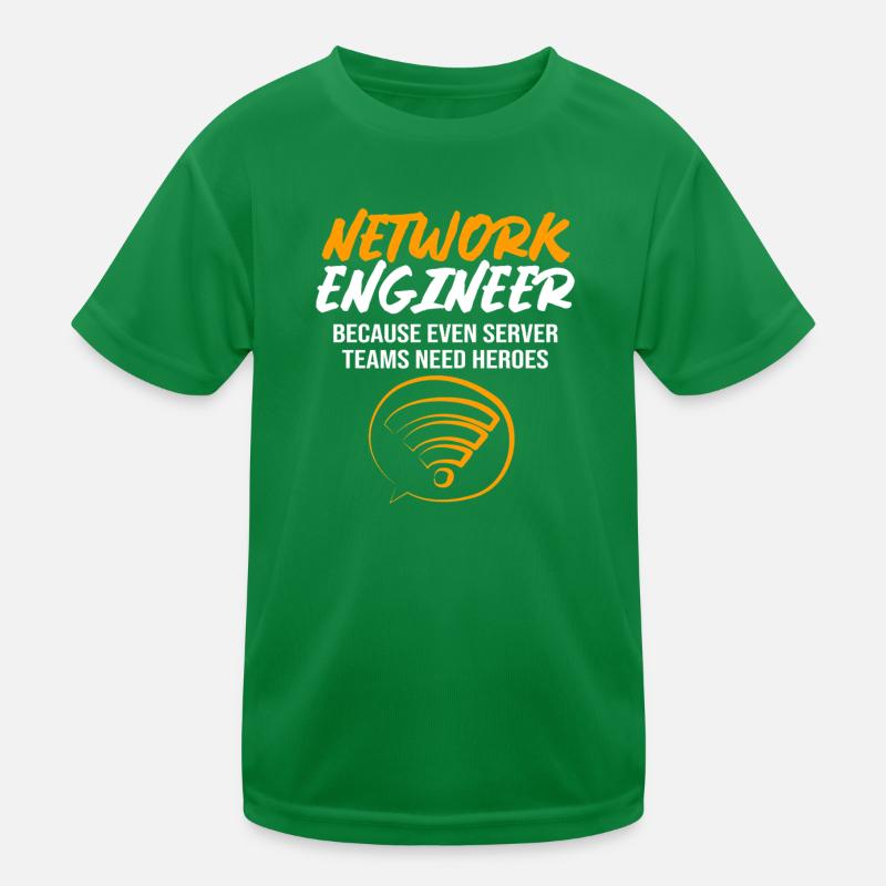 Netzwerk Informatiker Programmierer Admin Kinder Funktions-T-Shirt