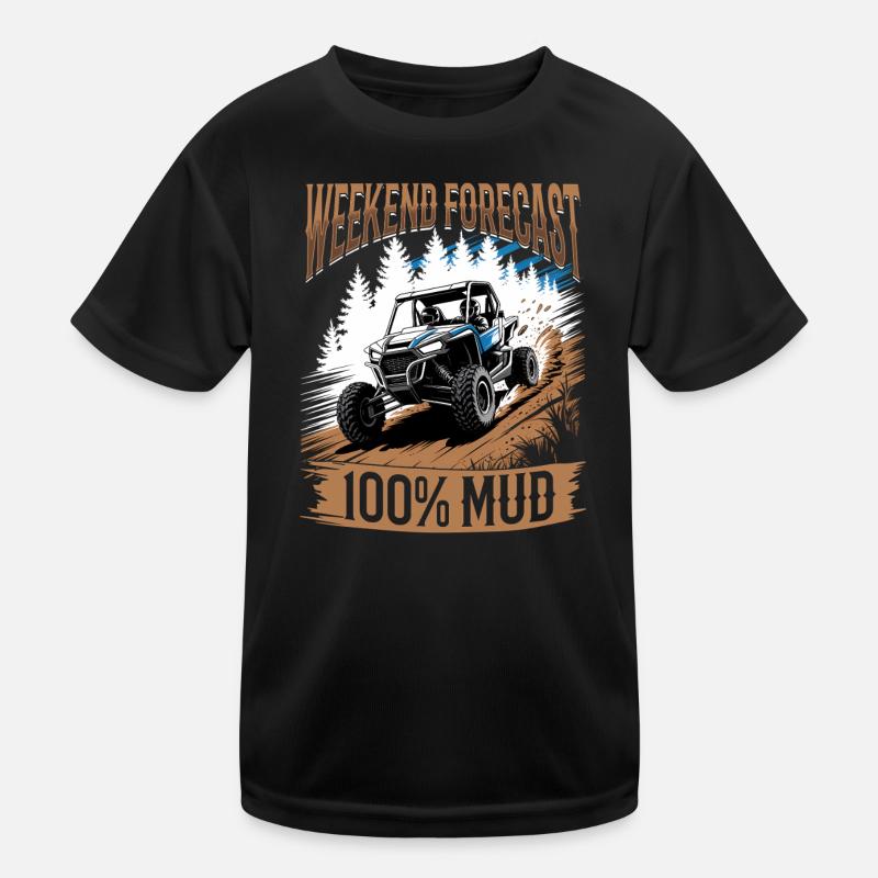UTV Tout-Terrain 4 Roues Côte à côte T-shirt sport Enfant