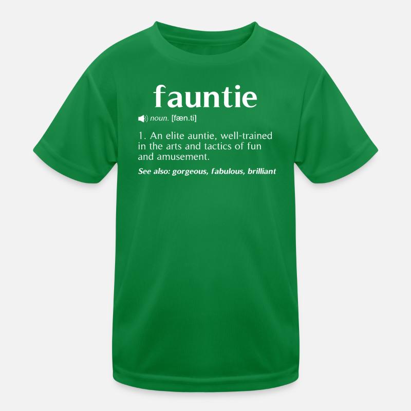 Fauntie Dictionary Tee Kids Functional T-Shirt