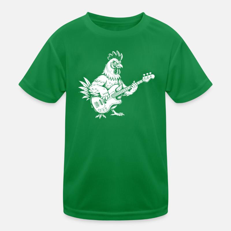 Cloud Forest Silhouette Mono Kids Functional T-Shirt