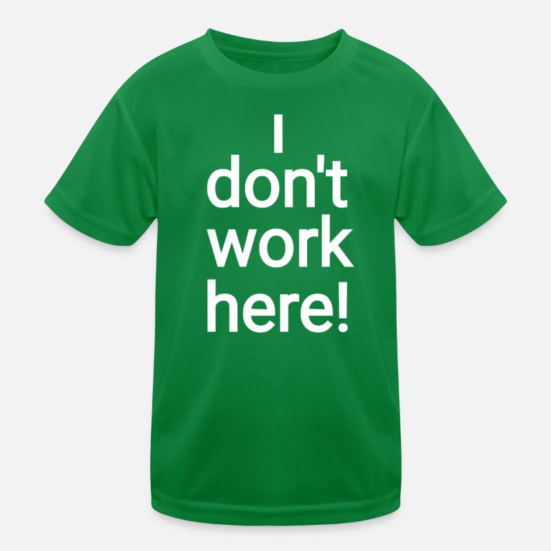 Funny work meme Kids Functional T-Shirt