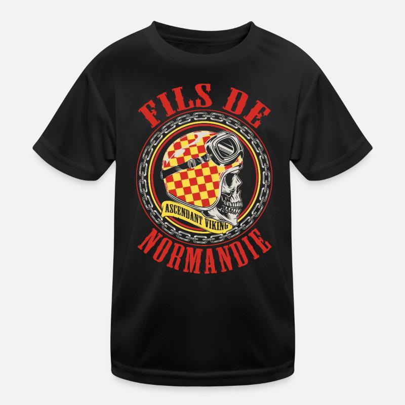 Fils de Normandie fierté normande design T-shirt sport Enfant