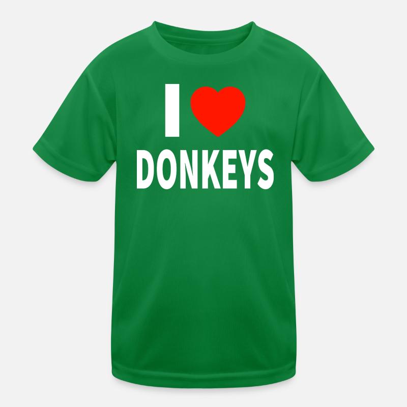 Esel Kinder Funktions-T-Shirt