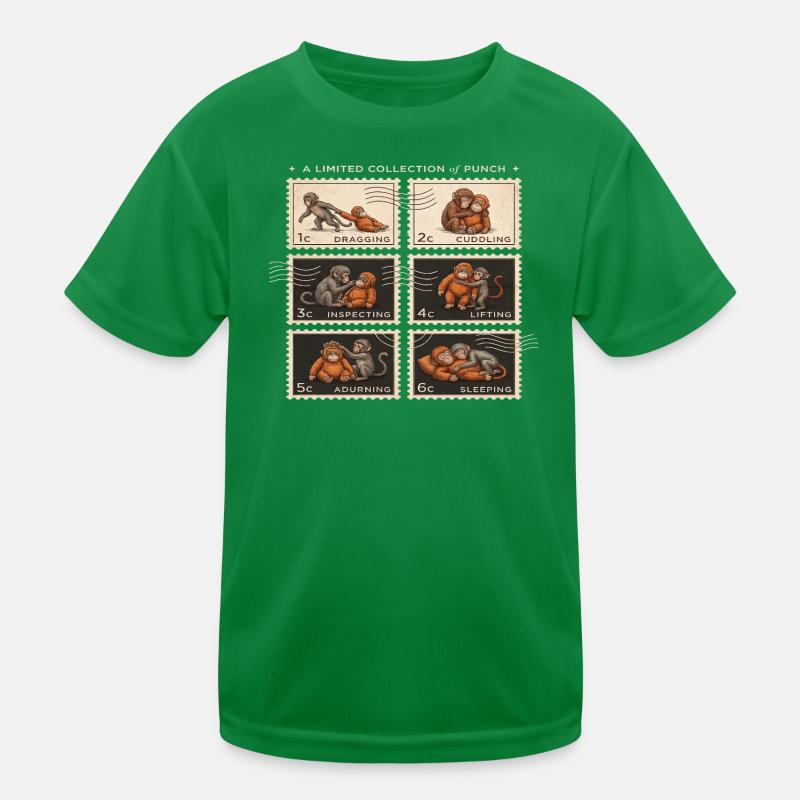Tampons Bébé Singe Punch T-shirt sport Enfant