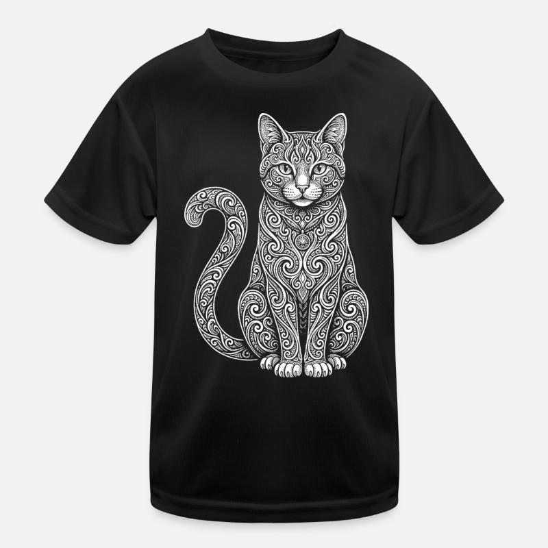 Hauskatze Kinder Funktions-T-Shirt