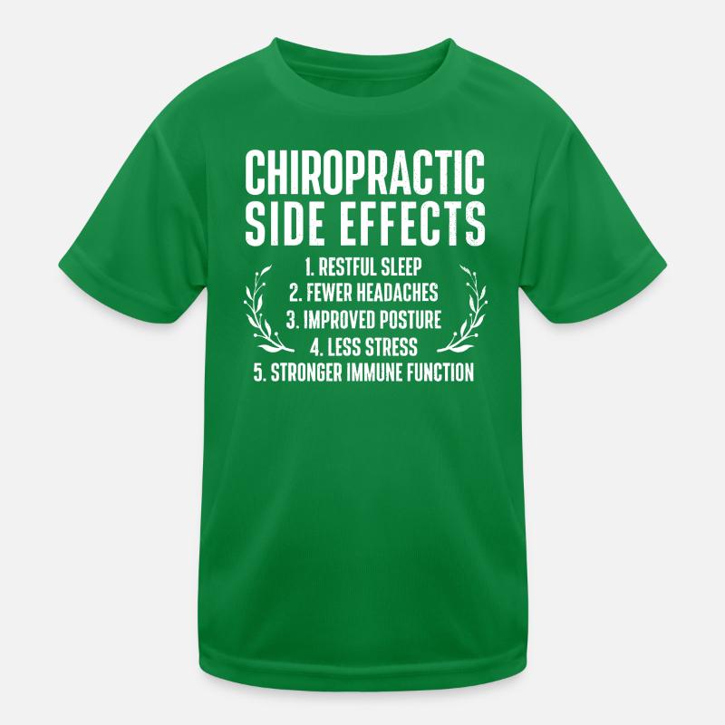 Effets secondaires chiropratiques Tee T-shirt sport Enfant