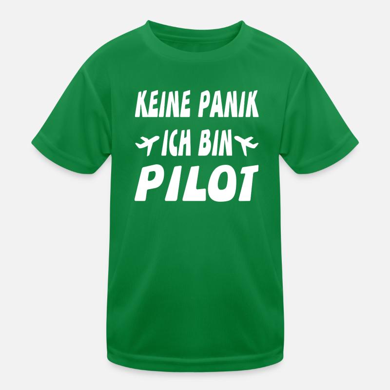 Pilot Kinder Funktions-T-Shirt