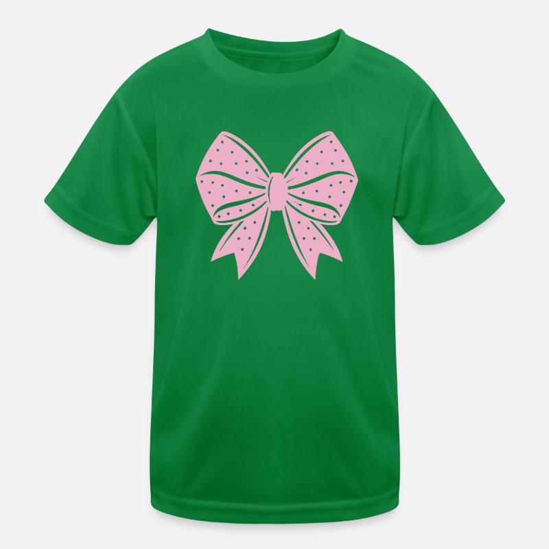 Cheer bow Kids Functional T-Shirt