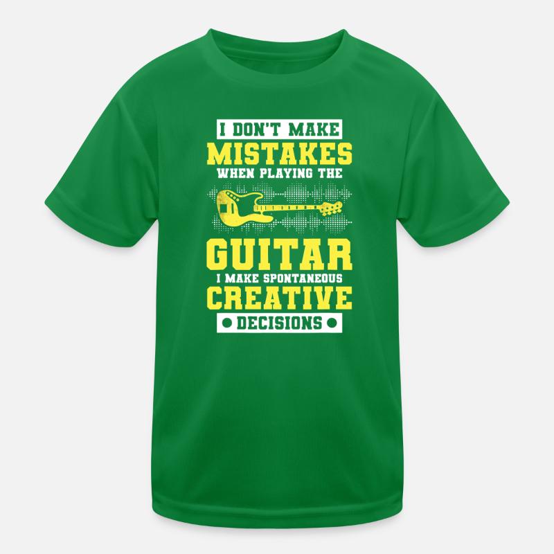 Guitar Creative Decisions Tee Kids Functional T-Shirt