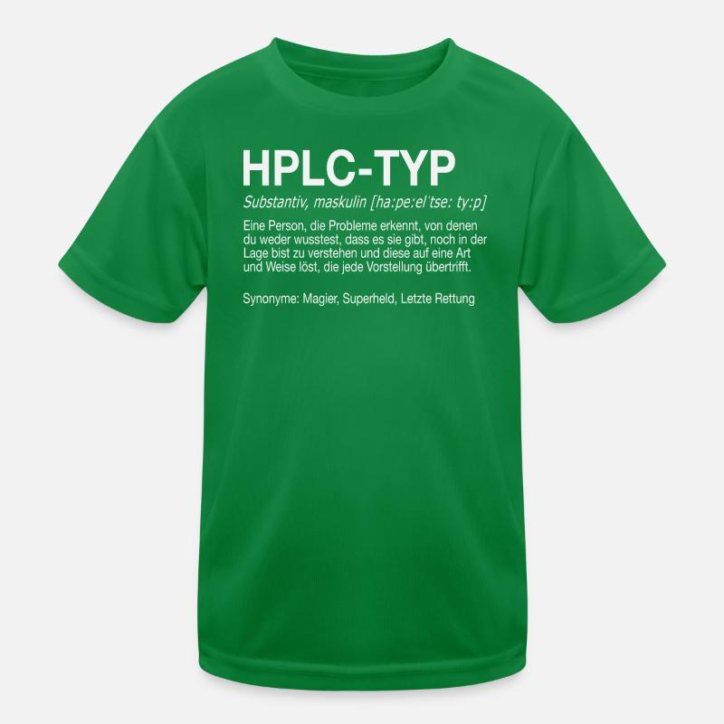 High Performance Liquid Chromatography HPLC Typ Kinder Funktions-T-Shirt