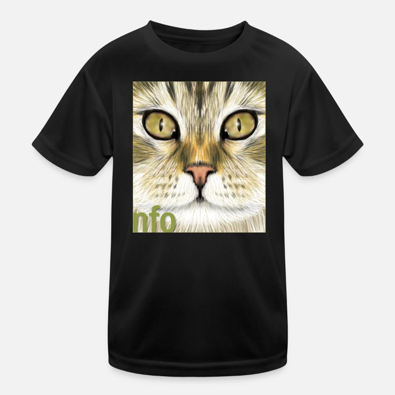Chat des forêts norvégiennes T-shirt sport Enfant