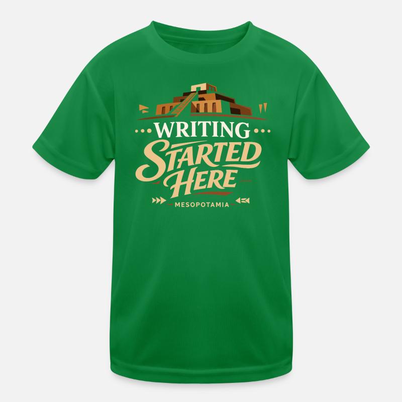 Ancient Mesopotamia, Sumerian Kids Functional T-Shirt
