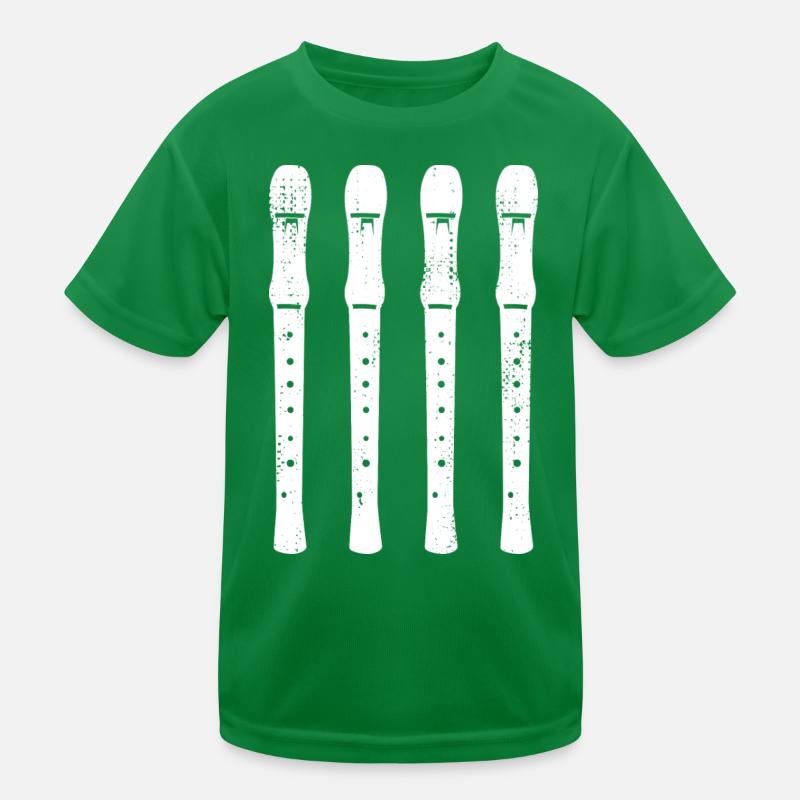 Retro Flute Models Kids Functional T-Shirt