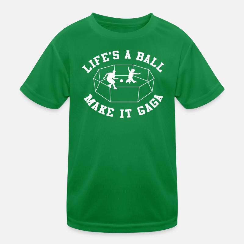 Life's a Ball Make It Gag Kids Functional T-Shirt