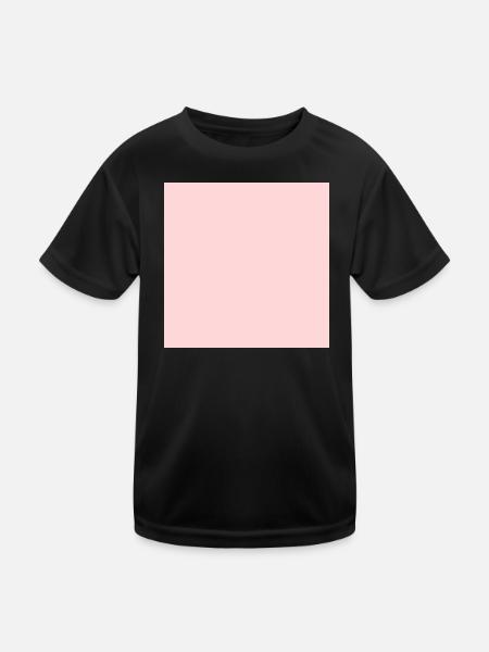 Pink Background Texture Template Personalize - Kids Functional T-Shirt - black - Front