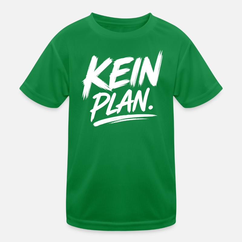 KeinPlan Pinsel Typo Kinder Funktions-T-Shirt