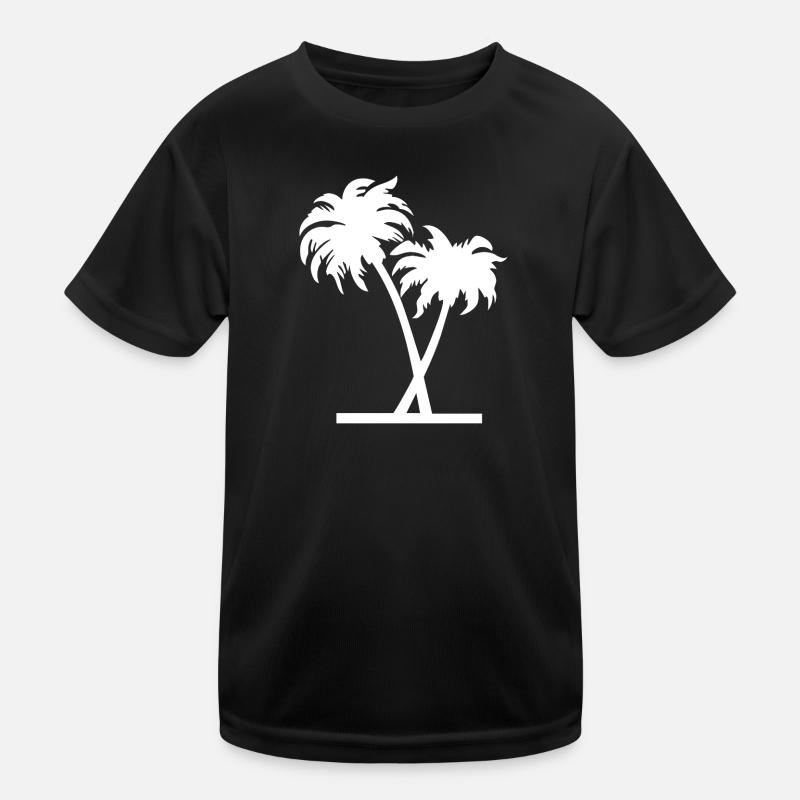 Palmen Kinder Funktions-T-Shirt