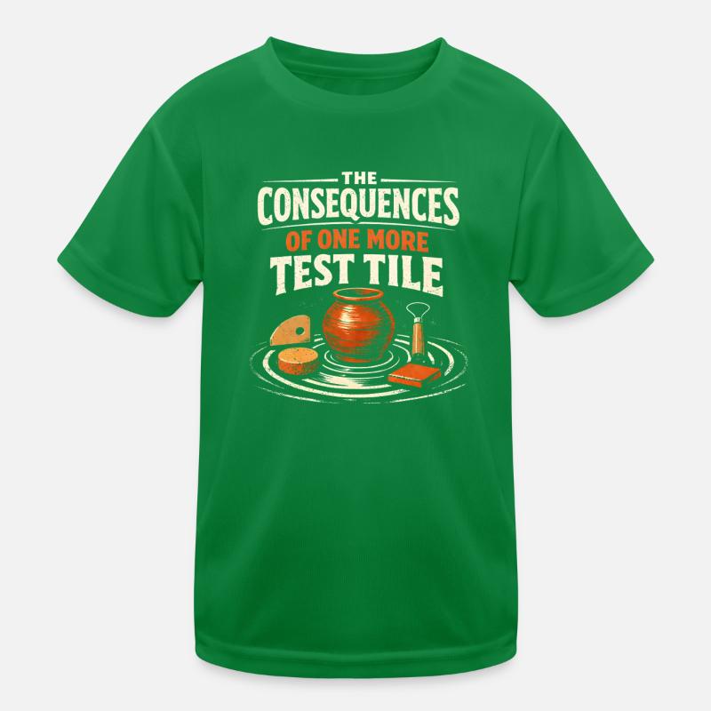 Another test tile | Ceramics Kids Functional T-Shirt
