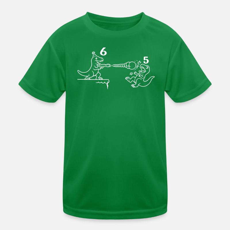 Fête du 6e anniversaire cadeau du garçon du 6e anniversaire T-shirt sport Enfant