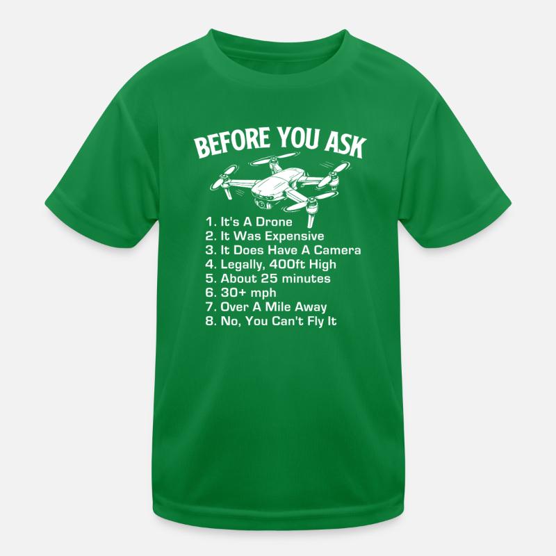 Es ist ein Drohnen-FAQ-Pilot-Humor Kinder Funktions-T-Shirt