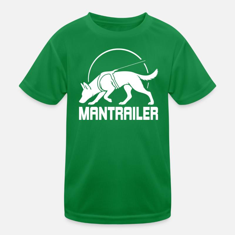 Malinois MANTRAILER Suchhunde Hunde Wilsigns Kinder Funktions-T-Shirt