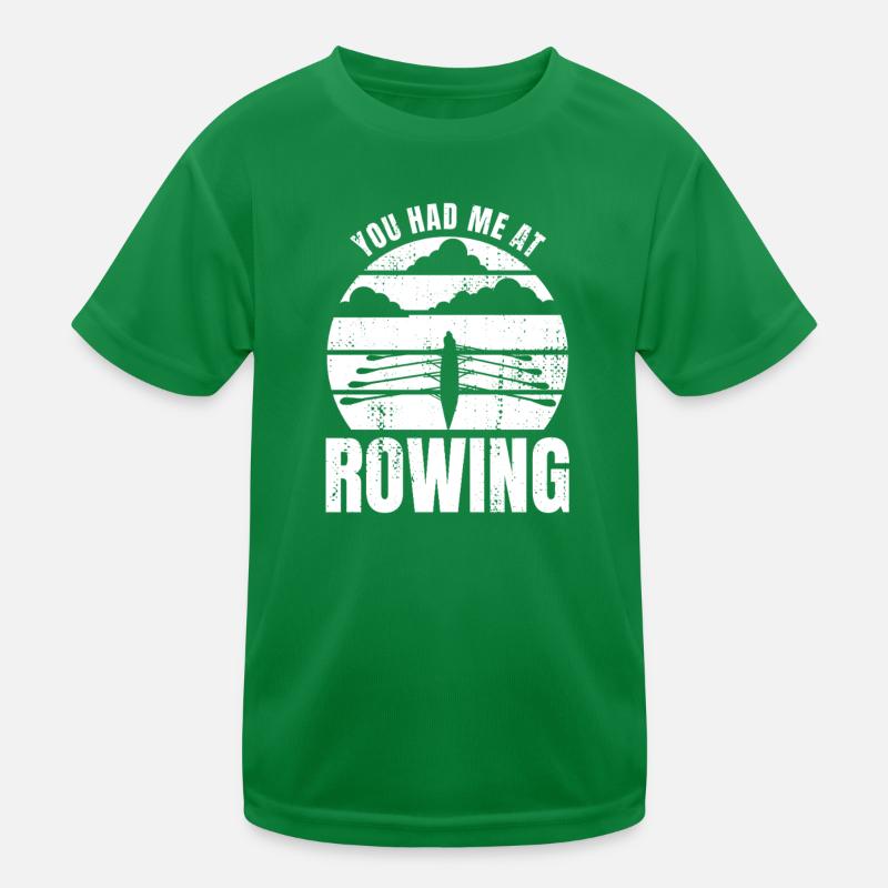 Ruderer Spruch Kinder Funktions-T-Shirt