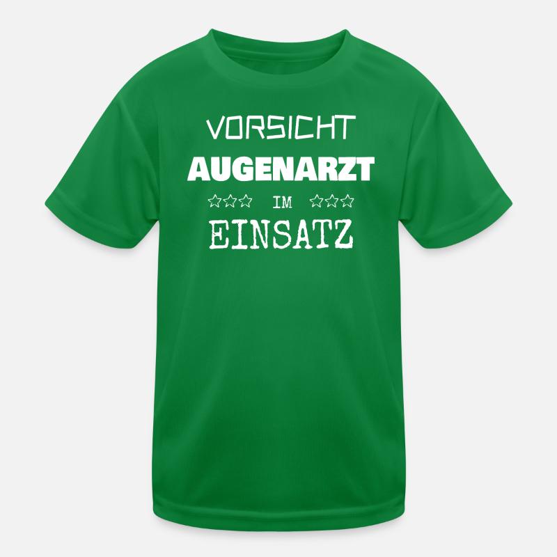Augenarzt als Beruf Kinder Funktions-T-Shirt