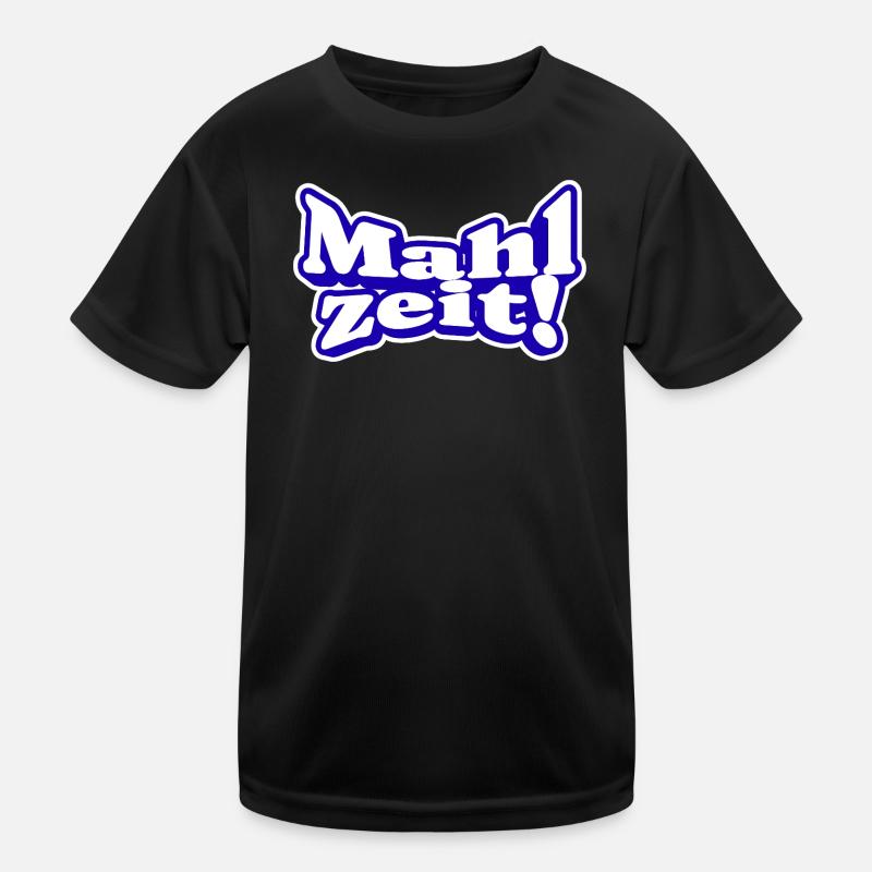 Endlich Mahlzeit! Guten Appetit Kinder Funktions-T-Shirt