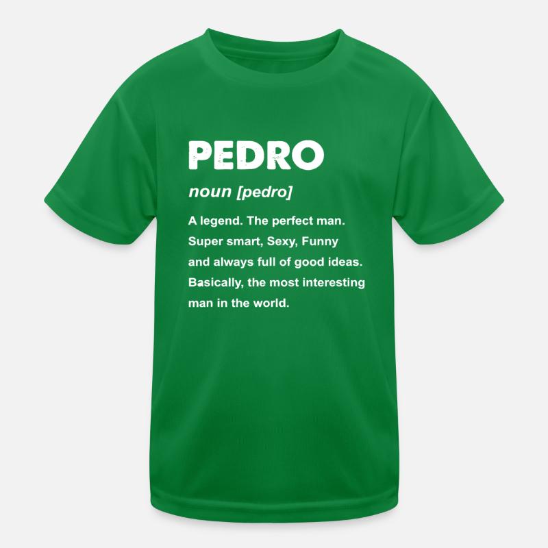 Typographie de Pedro Legend Tee T-shirt sport Enfant