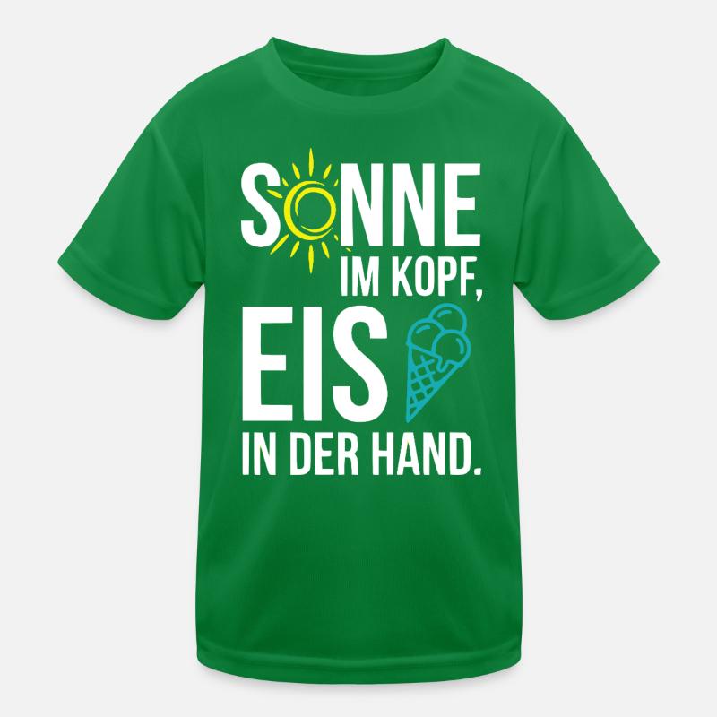 Sonne im Herzen, Eis in der Hand – Coole Sommer‑Me Kinder Funktions-T-Shirt