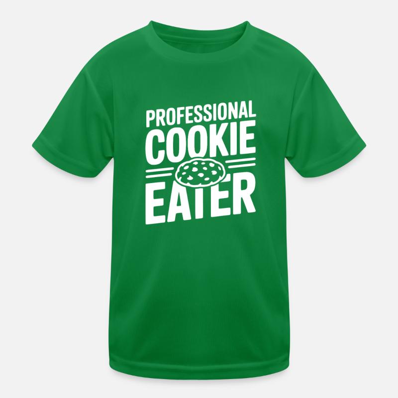 Professional Cookie Eater Kids Functional T-Shirt