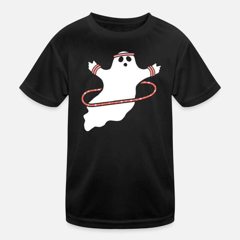 Hula Hup Hopp Halloween Hullern Huller Ghost Kids Functional T-Shirt