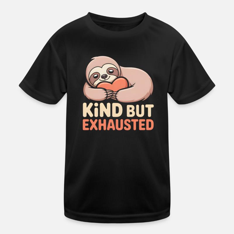 Nice but tired | Sloth Vibe Kids Functional T-Shirt