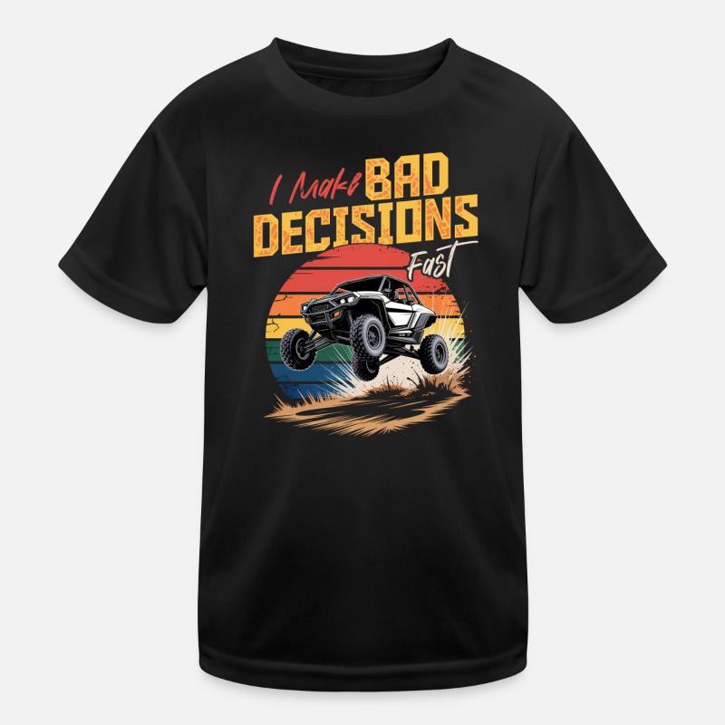 UTV Off Road 4 Wheeler Side by side Kinder Funktions-T-Shirt