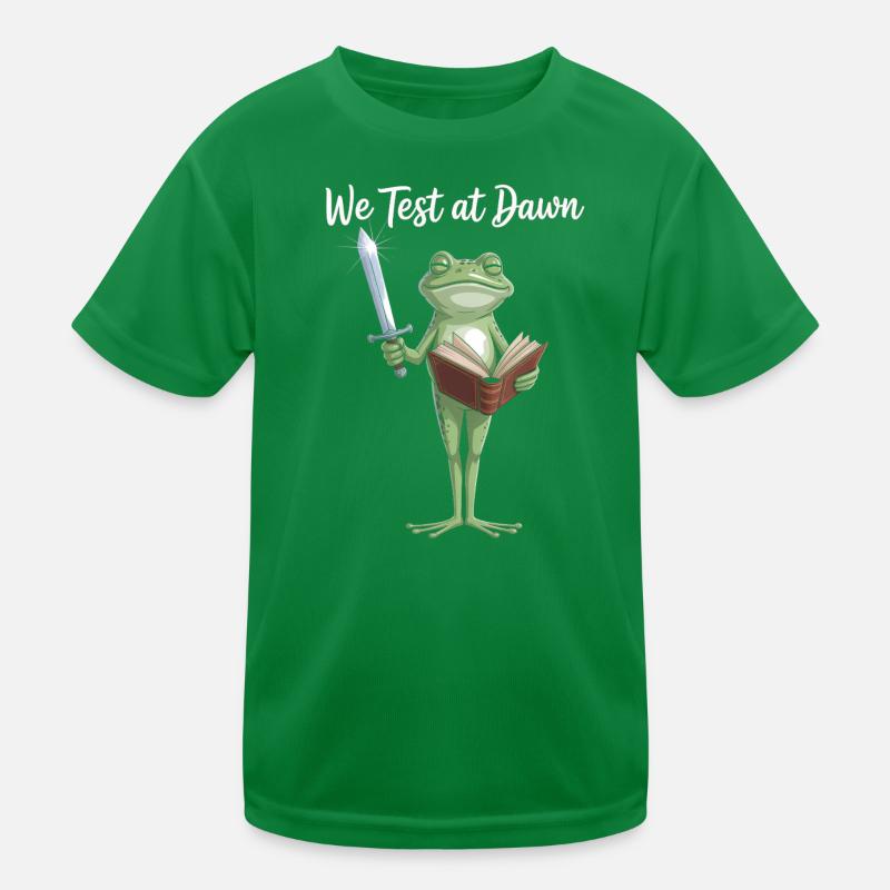 Froschritter-Leseschwert Kinder Funktions-T-Shirt
