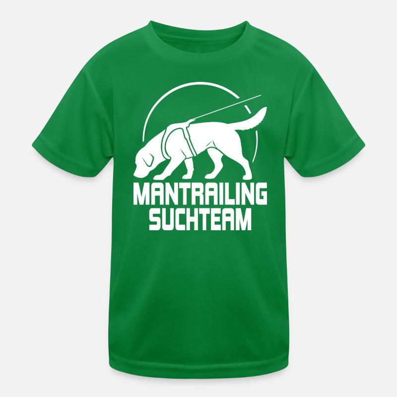 Labrador Mantrailing Suchteam Hunde Hund Wilsigns Kinder Funktions-T-Shirt