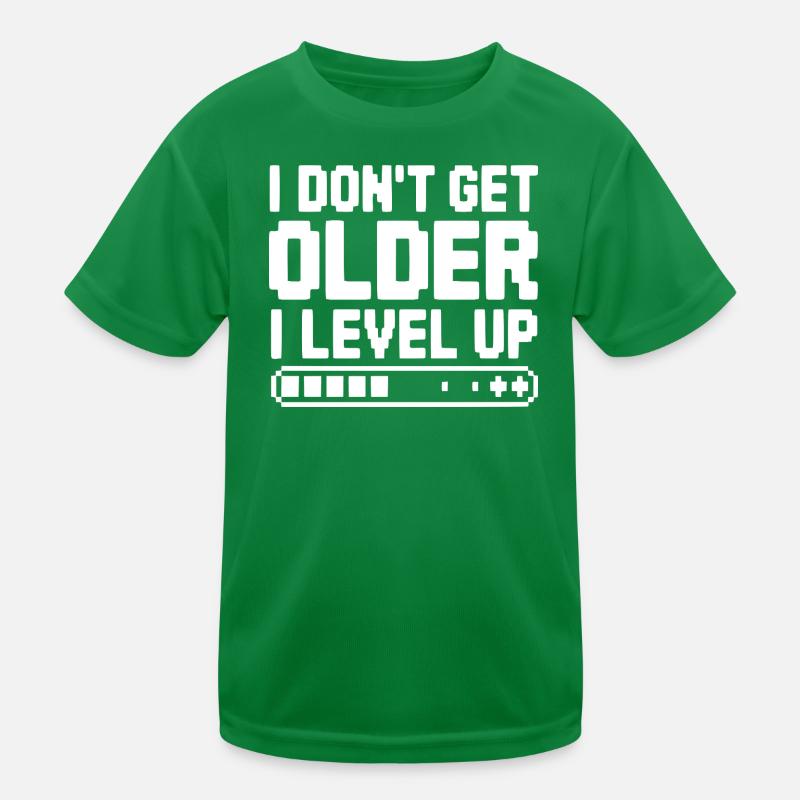 Ich werde nicht älter, ich steige auf. Kinder Funktions-T-Shirt